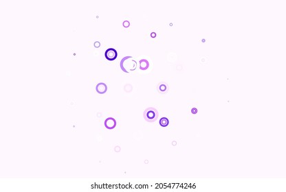 Light Purple vector background with spots. Glitter abstract illustration with blurred drops of rain. Pattern for beautiful websites.