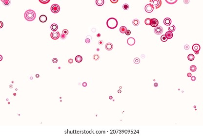 Light Purple vector background with spots. Modern abstract illustration with colorful water drops. Pattern for futuristic ad, booklets.