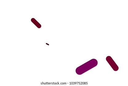 Light Purple vector background with straight lines. Shining colored illustration with rounded stripes. The template can be used as a background.