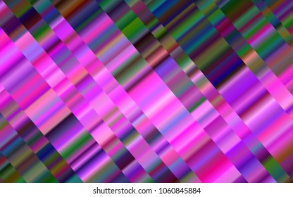 Light Purple vector background with straight lines. Shining colored illustration with narrow lines. The pattern can be used for busines ad, booklets, leaflets