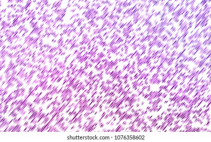 Light Purple vector background with straight lines. Modern geometrical abstract illustration with staves. The template can be used as a background.