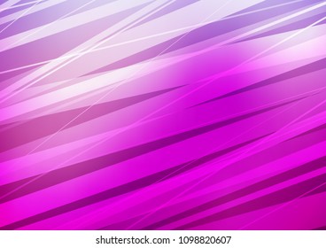 Light Purple vector background with straight lines. Modern geometrical abstract illustration with staves. Best design for your ad, poster, banner.