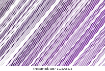 Light Purple vector background with straight lines. Decorative shining illustration with lines on abstract template. The pattern can be used for busines ad, booklets, leaflets