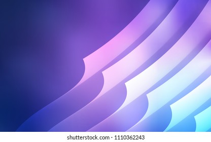 Light Purple vector background with straight lines. Modern geometrical abstract illustration with Lines. Best design for your ad, poster, banner.