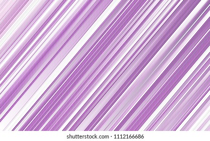 Light Purple vector background with straight lines. Lines on blurred abstract background with gradient. Best design for your ad, poster, banner.