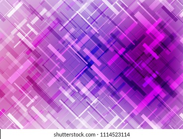 Light Purple vector background with straight lines. Decorative shining illustration with lines on abstract template. Smart design for your business advert.