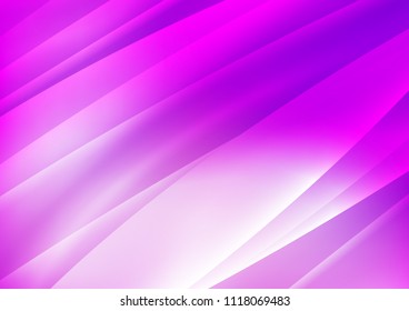 Light Purple vector background with straight lines. Decorative shining illustration with lines on abstract template. The pattern can be used for websites.