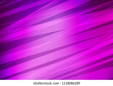 Light Purple vector background with straight lines. Lines on blurred abstract background with gradient. Smart design for your business advert.