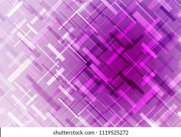 Light Purple vector background with straight lines. Modern geometrical abstract illustration with staves. Best design for your ad, poster, banner.