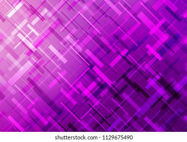 Light Purple vector background with straight lines. Modern geometrical abstract illustration with staves. The template can be used as a background.