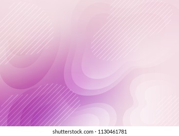 Light Purple vector background with straight lines. Decorative shining illustration with lines on abstract template. The pattern can be used as ads, poster, banner for commercial.