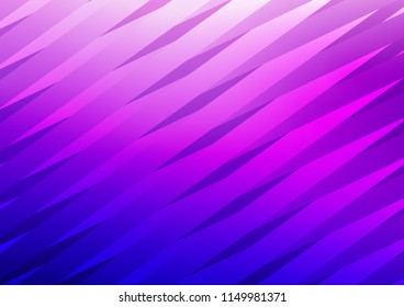 Light Purple vector background with straight lines. Modern geometrical abstract illustration with staves. The pattern can be used as ads, poster, banner for commercial.