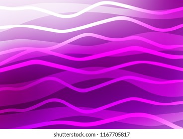 Light Purple vector background with straight lines. Lines on blurred abstract background with gradient. The pattern can be used for websites.