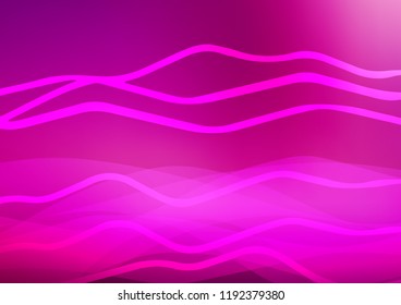 Light Purple vector background with straight lines. Glitter abstract illustration with colored sticks. The pattern can be used as ads, poster, banner for commercial.