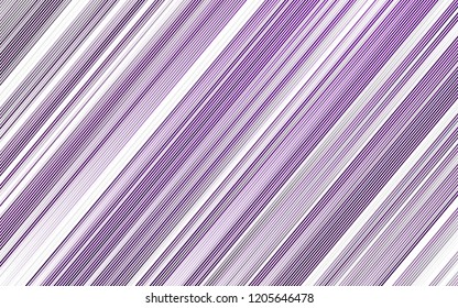 Light Purple vector background with straight lines. Shining colored illustration with narrow lines. The template can be used as a background.