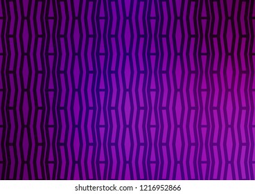 Light Purple vector background with straight lines. Decorative shining illustration with lines on abstract template. The pattern can be used for websites.