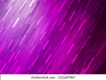 Light Purple vector background with straight lines. Modern geometrical abstract illustration with staves. The pattern can be used for websites.