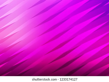 Light Purple vector background with straight lines. Shining colored illustration with narrow lines. Best design for your ad, poster, banner.