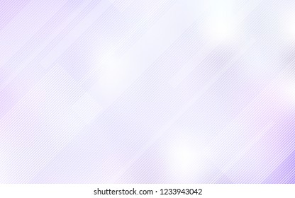 Light Purple vector background with straight lines. Glitter abstract illustration with colored sticks. Smart design for your business advert.