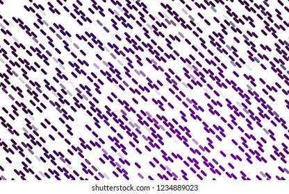 Light Purple vector background with straight lines. Glitter abstract illustration with colored sticks. Best design for your ad, poster, banner.