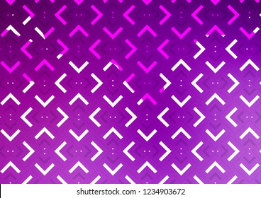 Light Purple vector background with straight lines. Decorative shining illustration with lines on abstract template. The pattern can be used for websites.