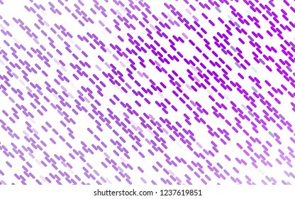 Light Purple vector background with straight lines. Lines on blurred abstract background with gradient. Pattern for ads, posters, banners.