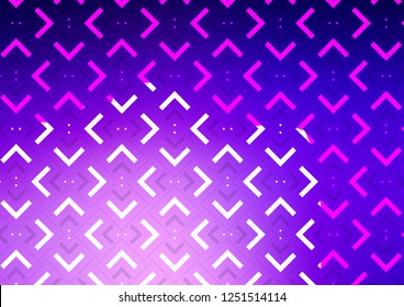Light Purple vector background with straight lines. Decorative shining illustration with lines on abstract template. The pattern can be used for busines ad, booklets, leaflets