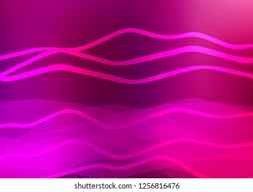 Light Purple vector background with straight lines. Blurred decorative design in simple style with lines. Smart design for your business advert.