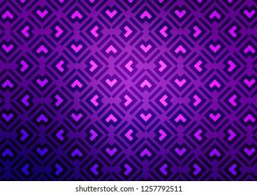 Light Purple vector background with straight lines. Glitter abstract illustration with colored sticks. Pattern for business booklets, leaflets.