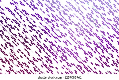 Light Purple vector background with straight lines. Shining illustration with lines on abstract template. Pattern for websites, landing pages.