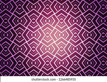 Light Purple vector background with straight lines. Glitter abstract illustration with colored sticks. Pattern for business booklets, leaflets.