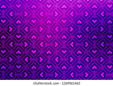 Light Purple vector background with straight lines. Lines on blurred abstract background with gradient. Smart design for your business advert.