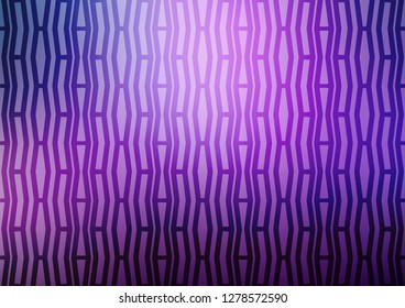 Light Purple vector background with straight lines. Modern geometrical abstract illustration with staves. The pattern can be used as ads, poster, banner for commercial.
