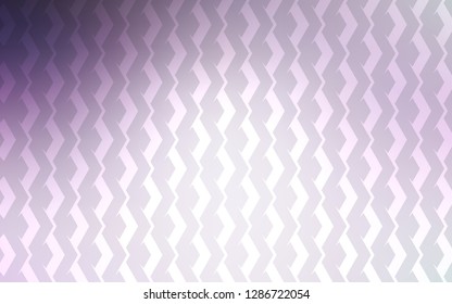 Light Purple vector background with straight lines. Glitter abstract illustration with colorful sticks. Template for your beautiful backgrounds.