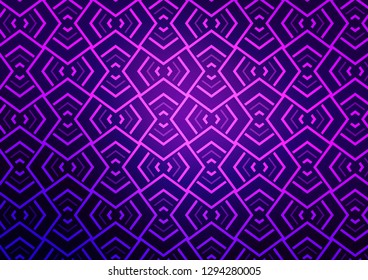 Light Purple vector background with straight lines. Glitter abstract illustration with colored sticks. Smart design for your business advert.