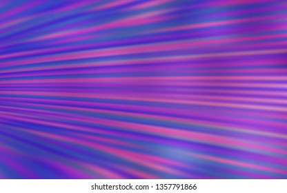 Light Purple vector background with straight lines. Colorful shining illustration with lines on abstract template. Pattern for ad, booklets, leaflets.
