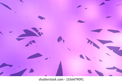 Light Purple vector background with straight lines. Shining colored illustration with sharp stripes. Best design for your ad, poster, banner.