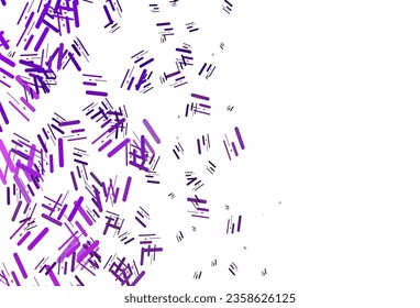 Light Purple vector background with straight lines. Lines on blurred abstract background with gradient. Pattern for websites, landing pages.