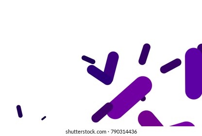 Light Purple vector background with straight lines. Glitter abstract illustration with colored sticks. The pattern can be used as ads, poster, banner for medicine.