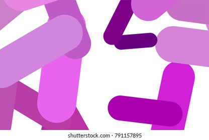 Light Purple vector background with straight lines. Decorative shining illustration with lines on abstract template. The pattern can be used for medical ad, booklets, leaflets
