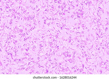 Light Purple vector background with stright stripes, dots. Modern geometrical abstract illustration with Lines. Best design for your ad, poster, banner.