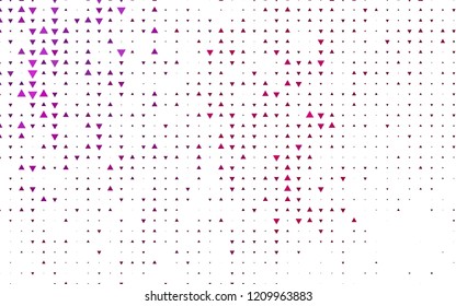 Light Purple vector background with triangles. Modern abstract illustration with colorful triangles. Best design for your ad, poster, banner.