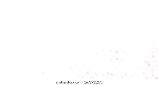 Light Purple vector background with woman symbols. Illustration with signs of women's strength and power. Background for International Women’s Day.