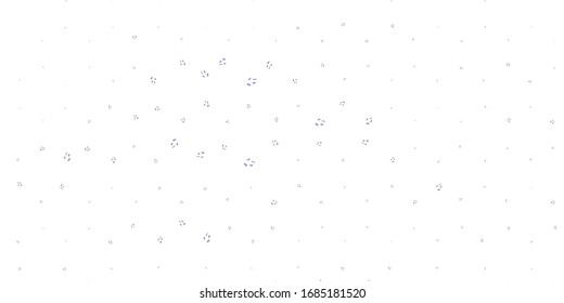 Light Purple vector background with woman symbols. Colorful illustration with gradient feminism shapes. Elegant design for wallpapers.