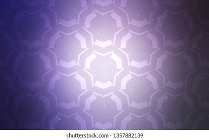 Light Purple vector background with wry lines. Modern gradient abstract illustration with bandy lines. A new texture for your  ad, booklets, leaflets.