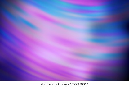 Light Purple vector background with wry lines. Colorful abstract illustration with gradient lines. The best colorful design for your business.