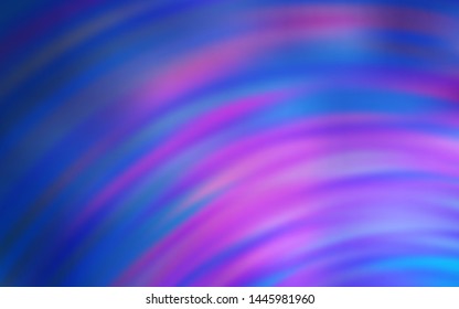 Light Purple vector background with wry lines. A sample with colorful lines, shapes. Abstract style for your business design.