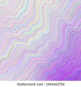 Light Purple vector background with wry lines. A completely new colorful illustration in simple style. Abstract style for your business design.