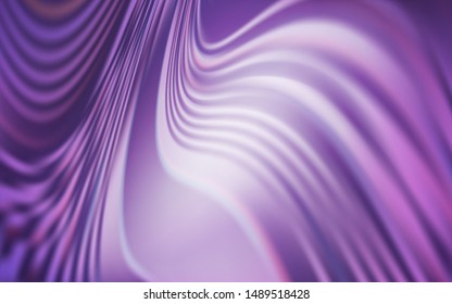 Light Purple vector background with wry lines. Colorful abstract illustration with gradient lines. Abstract design for your web site.