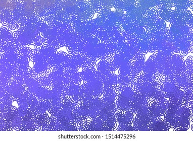 Light Purple vector background with wry lines. Brand new colorful illustration in simple style. A completely new design for your business.